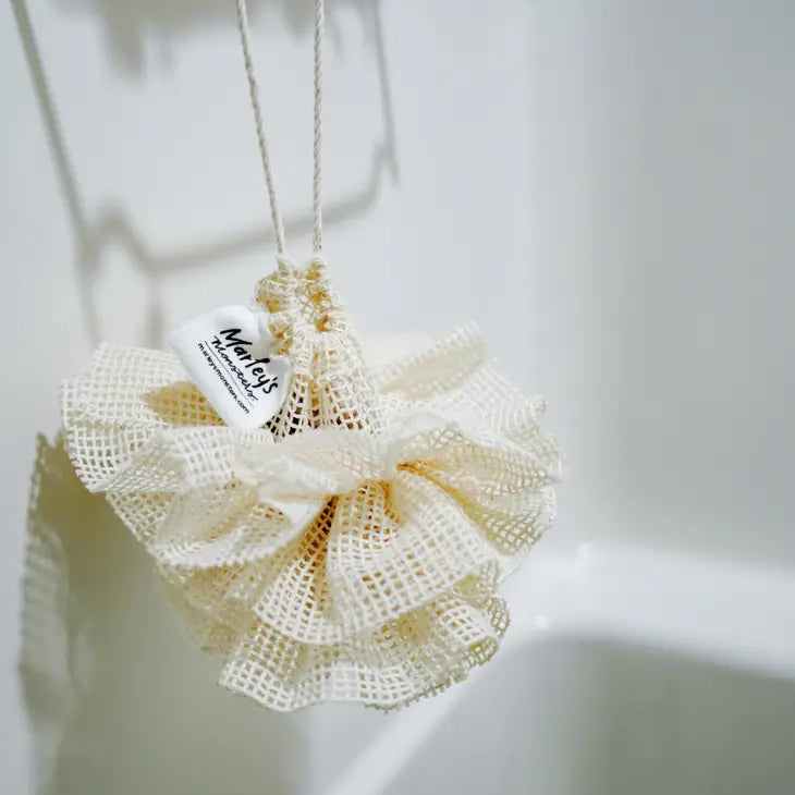SOAP SAVER POUF: Organic Cotton