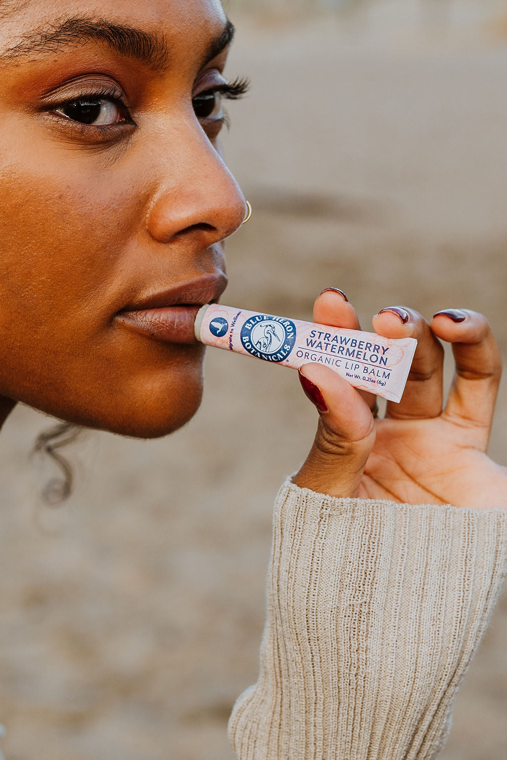 Organic Lip Balm Strawberry Watermelon
