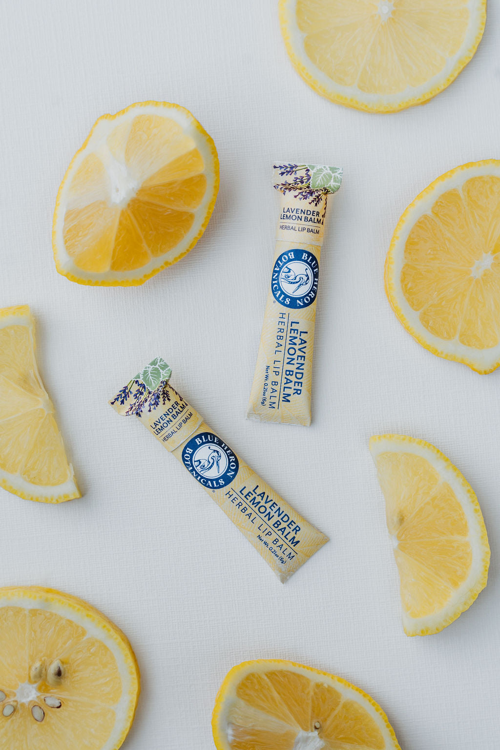 Lavender Lemon Balm Herbal Lip Balm for Cold Sores