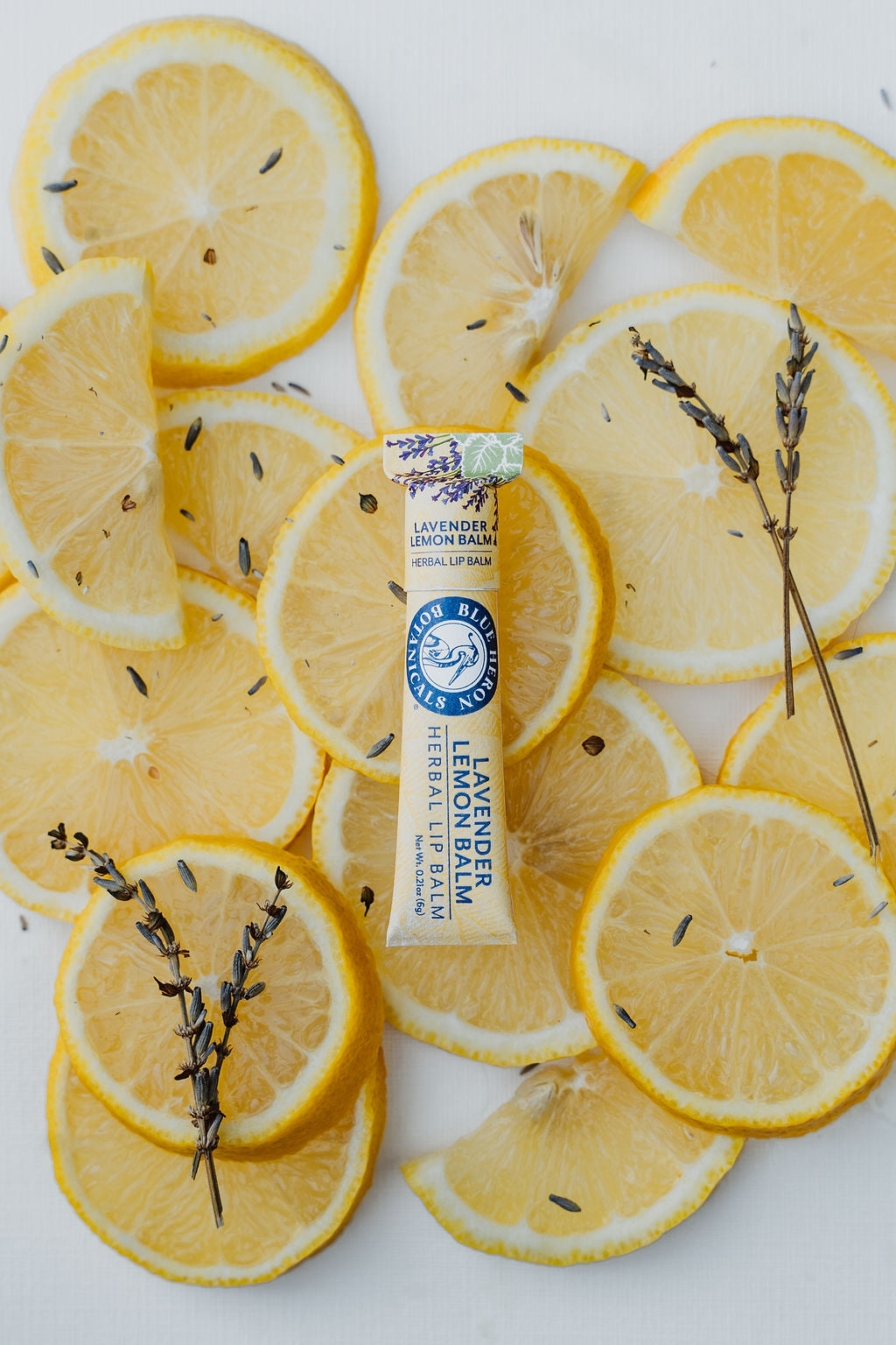 Lavender Lemon Balm Herbal Lip Balm for Cold Sores