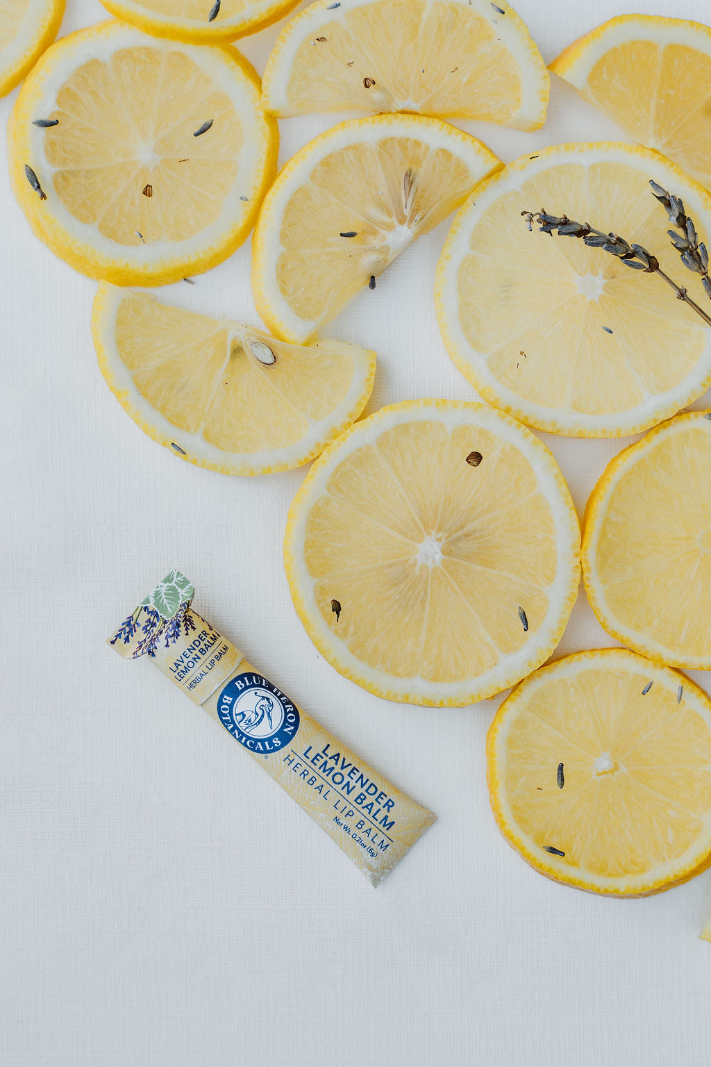 Lavender Lemon Balm Herbal Lip Balm for Cold Sores