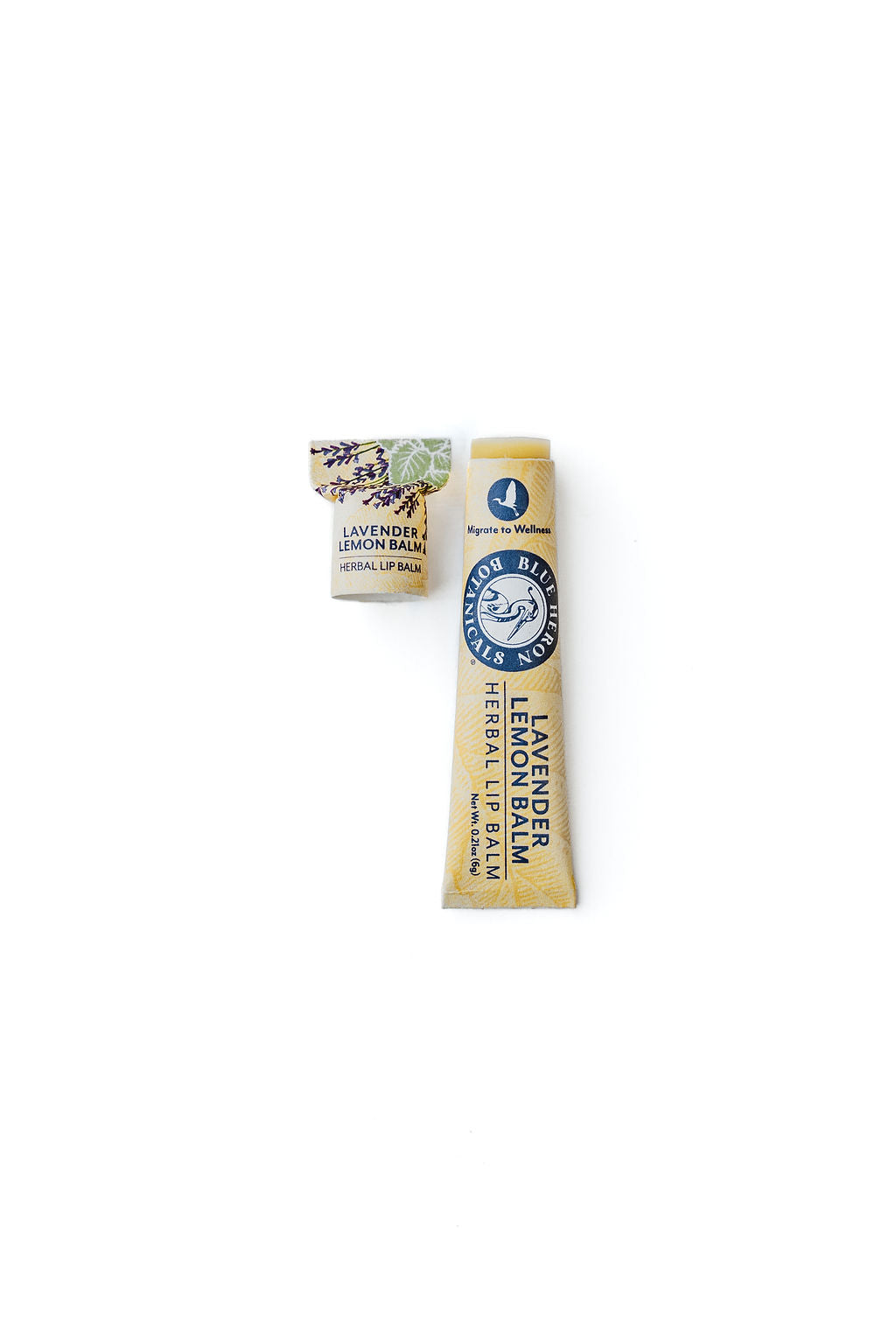 Lavender Lemon Balm Herbal Lip Balm for Cold Sores