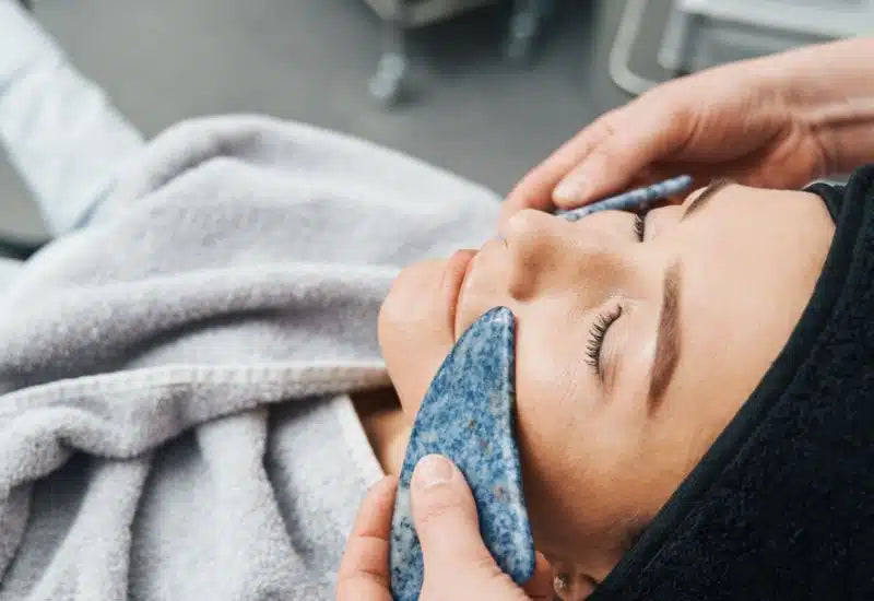 Gua Sha Stone - Blue Spot Jasper