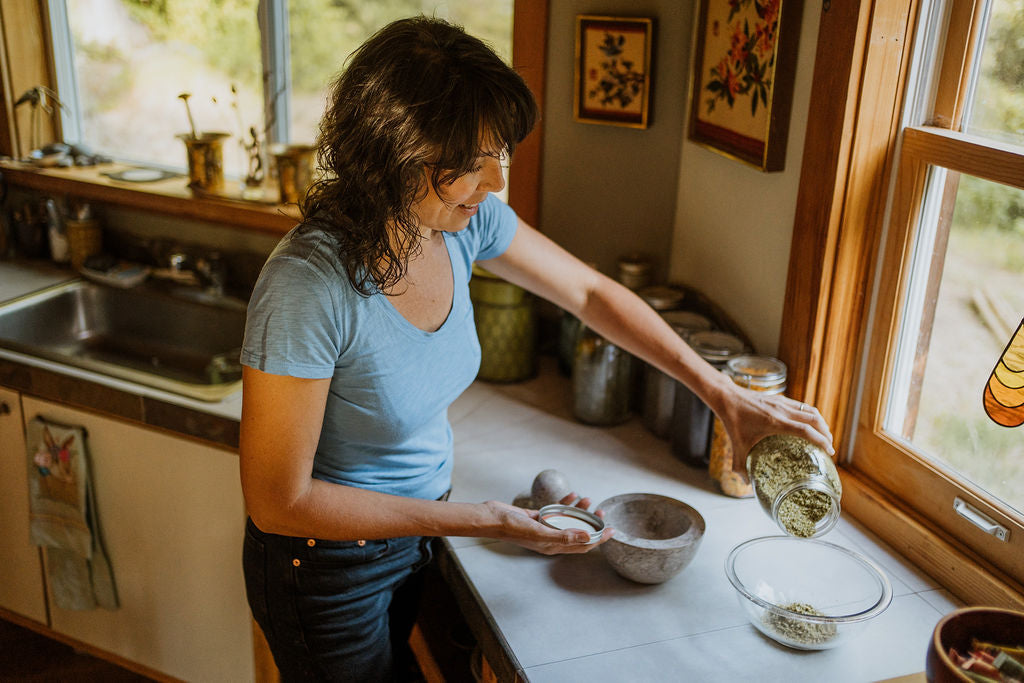 How We Make Our Natural Lip Balm (Handmade Herbal Process)