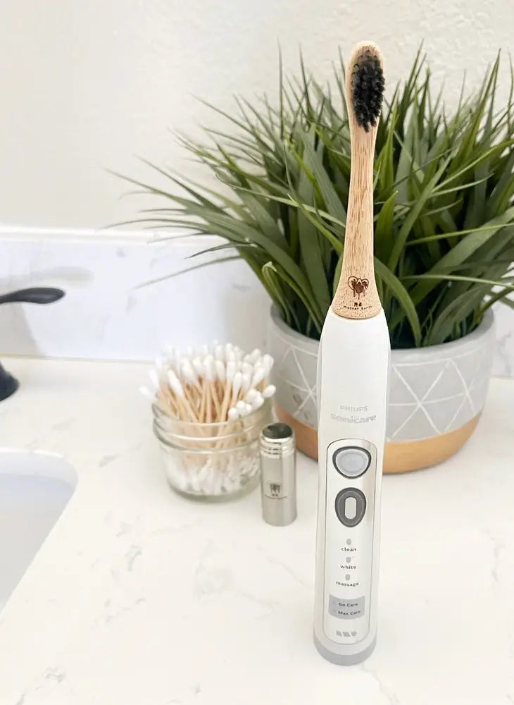 Bamboo Electric Toothbrush Heads - 4 Pack